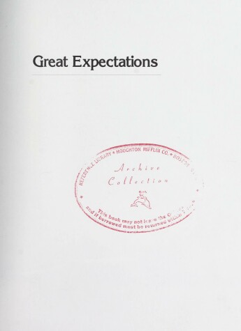 Book cover for Great Expectations Pa