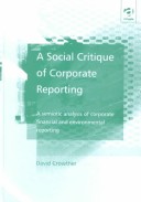 Book cover for A Social Critique of Corporate Reporting