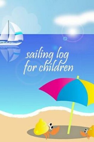 Cover of sailing log for children