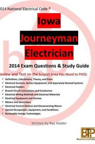 Cover of Iowa 2014 Journeyman Electrician Study Guide