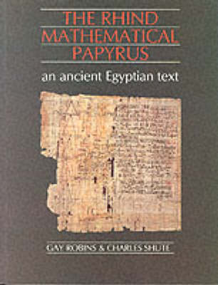 Book cover for The Rhind Mathematical Papyrus