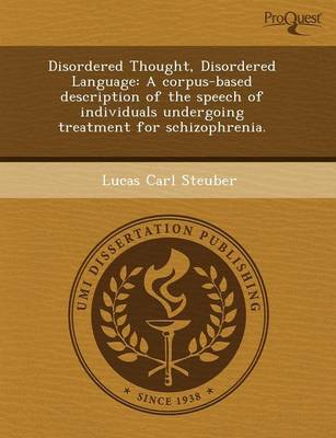 Book cover for Disordered Thought