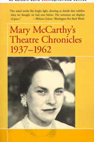 Cover of Mary McCarthy's Theatre Chronicles