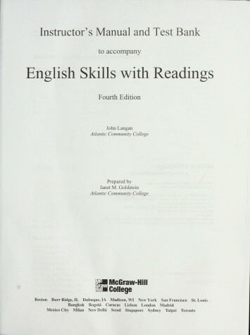 Book cover for Im/TB Engl Skls +Rdgs