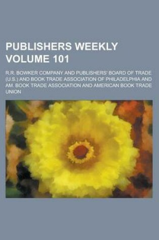 Cover of Publishers Weekly Volume 101