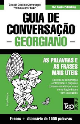 Book cover for Guia de Conversacao Portugues-Georgiano e dicionario conciso 1500 palavras