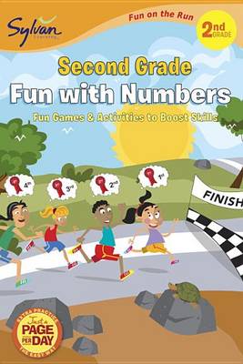 Cover of Second Grade Fun with Numbers (Sylvan Fun on the Run Series)