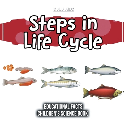 Book cover for Steps in Life Cycle Educational Facts Children's Science Book