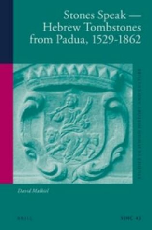 Cover of Stones Speak - Hebrew Tombstones from Padua, 1529-1862