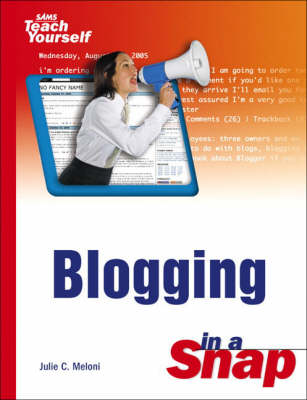 Book cover for Blogging in a Snap