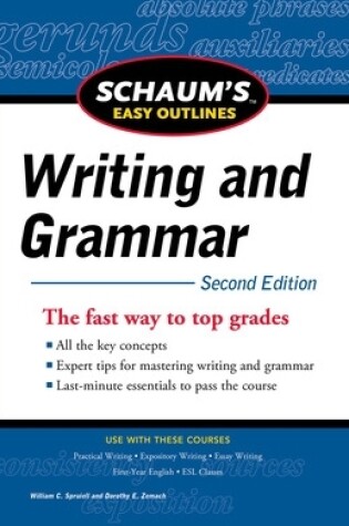 Cover of Schaum's Easy Outline of Writing and Grammar, Second Edition