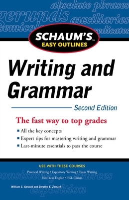 Book cover for Schaum's Easy Outline of Writing and Grammar, Second Edition