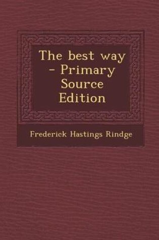 Cover of Best Way