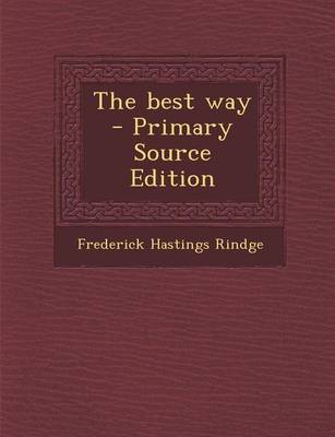 Book cover for Best Way