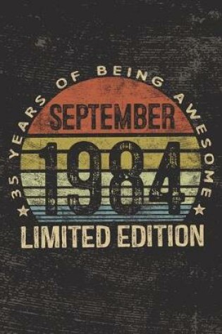 Cover of September 1984 Limited Edition 35 Years of Being Awesome