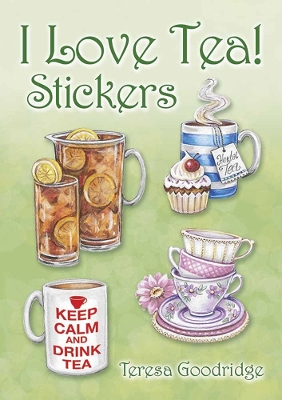 Book cover for I Love Tea! Stickers