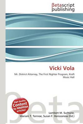 Cover of Vicki Vola
