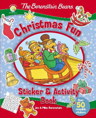 Book cover for The Berenstain Bears Christmas Fun Sticker and Activity Book