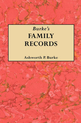 Cover of Burke's Family Records