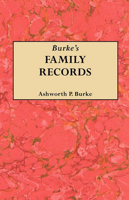 Book cover for Burke's Family Records