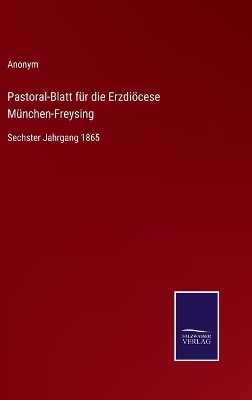 Book cover for Pastoral-Blatt für die Erzdiöcese München-Freysing