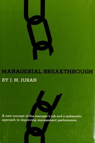 Book cover for Managerial Breakthrough