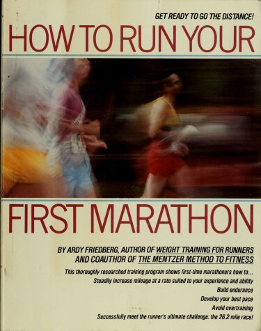 Book cover for How to Run Your First Marathon