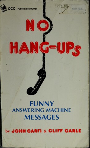 Book cover for No Hang Ups