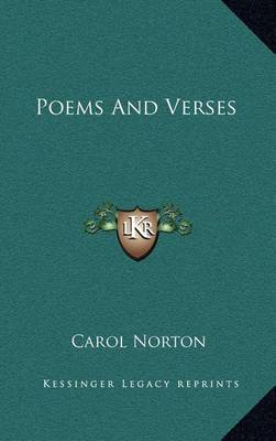 Book cover for Poems and Verses