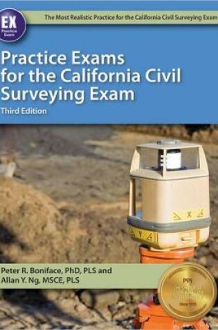 Cover of Practice Exams for California Civil Surveying Exam