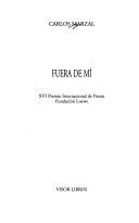 Book cover for Fuera de Mi