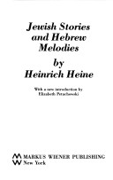 Cover of Jewish Stories and Hebrew Melodies