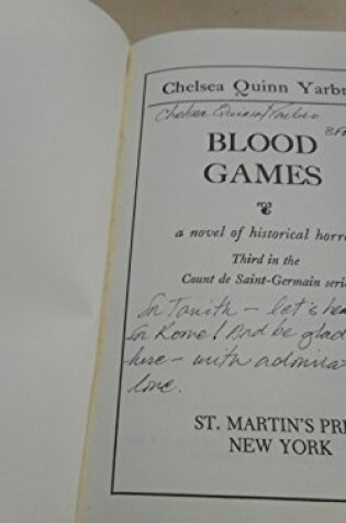 Cover of Blood Games