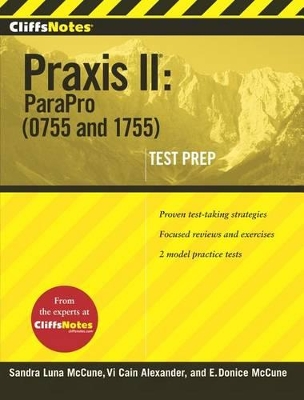 Book cover for Cliffsnotes Praxis II: Parapro (0755 and 1755)