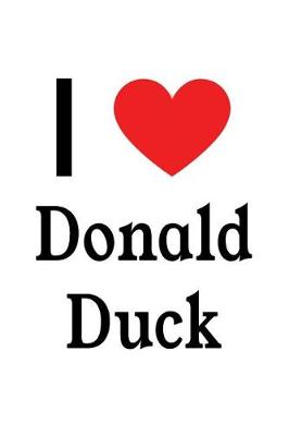 Book cover for I Love Donald Duck