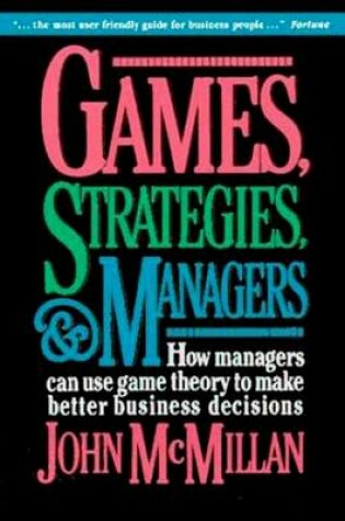 Cover of Games, Strategies, and Managers