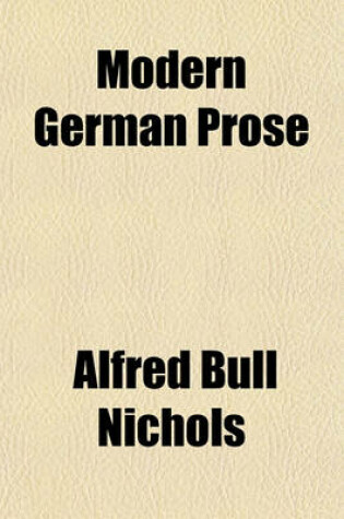 Cover of Modern German Prose