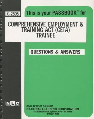 Book cover for Comprehensive Employment and Training Act (CETA) Trainee