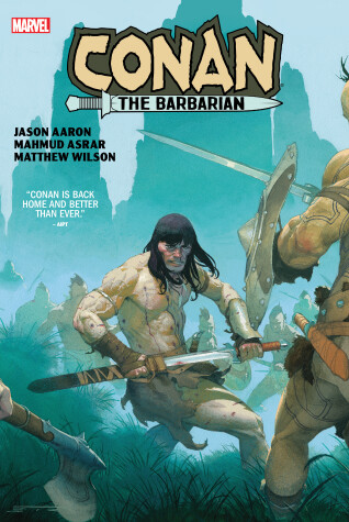 Book cover for Conan The Barbarian By Aaron & Asrar