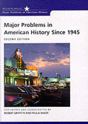 Book cover for Major Problems in American History Since 1945