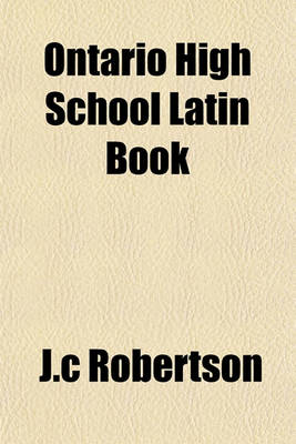 Book cover for Ontario High School Latin Book