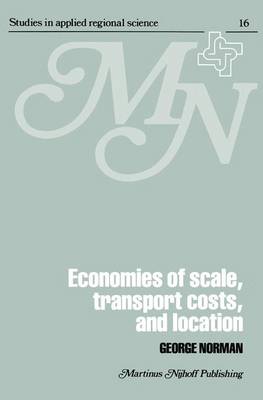 Book cover for Economies of Scale, Transport Costs and Location