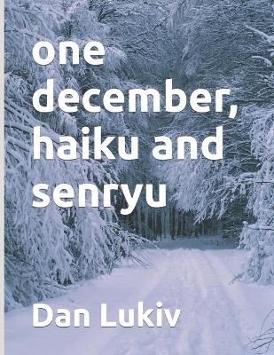 Book cover for one december, haiku and senryu