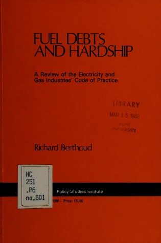 Cover of Fuel Debts and Hardship