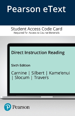 Book cover for Direct Instruction Reading, Enhanced Pearson eText -- Access Card