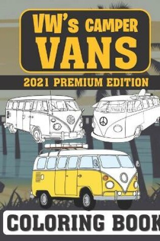 Cover of VW's Camper VANS Coloring Book