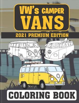 Book cover for VW's Camper VANS Coloring Book