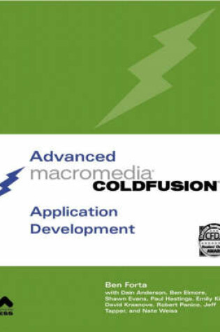 Cover of Advanced Macromedia ColdFusion 5 Application Development