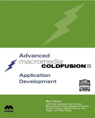 Book cover for Advanced Macromedia ColdFusion 5 Application Development