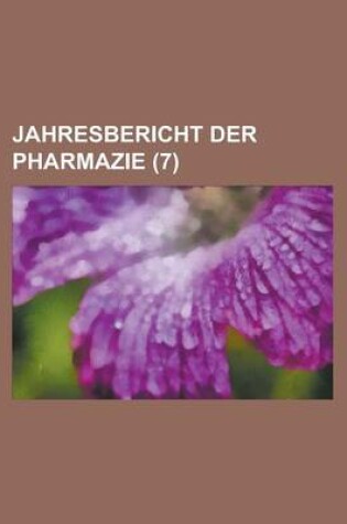 Cover of Jahresbericht Der Pharmazie (7)